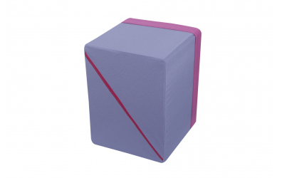 Textilný box do regálu kvietok - ružovo fialový