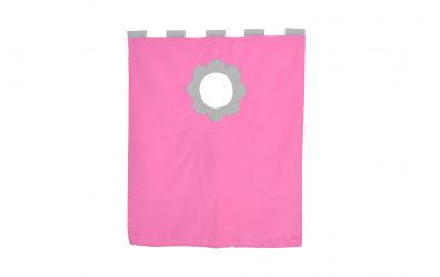 Závesná textília palanda nízka - ružovo šedá