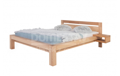 Manželská posteľ ELEGANT Klára 160 cm, buk cink