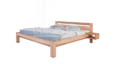 Manželská posteľ ELEGANT Klára 180 cm, buk cink
