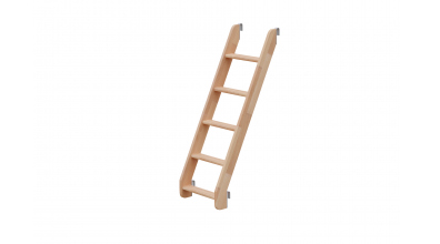 Rebrík k palande 140 cm, šikmý, na bočnicu, buk cink