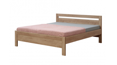 Manželská posteľ KARLO Klasik, 140x200, buk jadrový