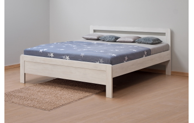 Manželská posteľ KARLO Klasik, 140x200, dub cink