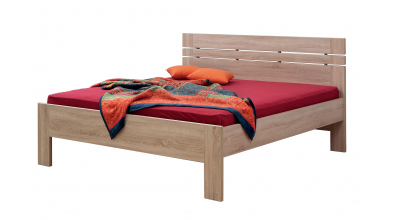 Manželská posteľ ELLA Lux, 140x200, dub cink
