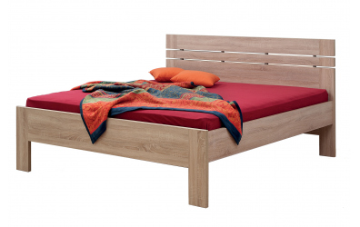Manželská posteľ ELLA Lux, 160x200, buk