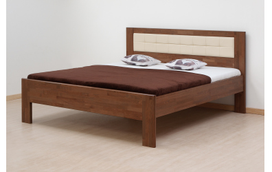 Manželská posteľ DENERYS Star, 140x200, dub cink