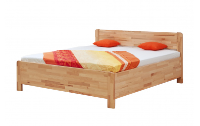 Manželská posteľ SOFI Plus, 140x200, dub cink
