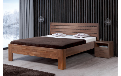 Manželská posteľ GLORIA XL, 140x200, dub cink