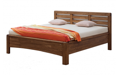 Manželská posteľ VIOLA, 140x200, dub