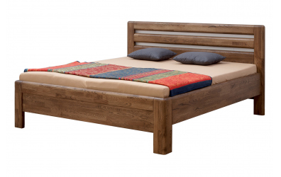 Manželská posteľ ADRIANA Lux, 160x200, dub cink