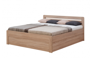 Manželská posteľ MARIKA Klasik, 160x200, dub cink