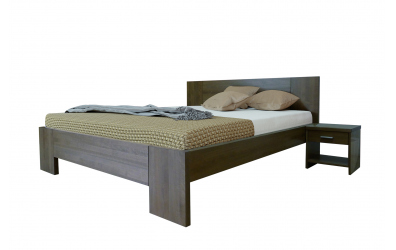 Manželská posteľ LENA II 140x200, buk, FMP Lignum
