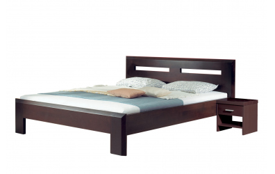 Manželská posteľ TIMEA 140x200, buk, FMP Lignum