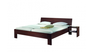 Manželská posteľ STELA 140x200, buk jadrový, FMP Lignum
