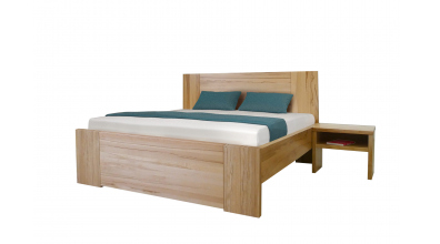Manželská posteľ ROMANA II 140x200, buk jadrový, FMP Lignum