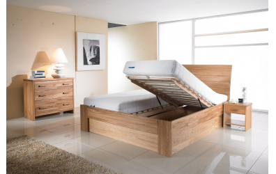Manželská posteľ CALINDA 160x200, dub, FMP Lignum