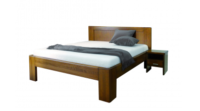 Manželská posteľ EDIT bez výplne 140x200, buk, FMP Lignum