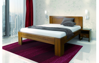 Manželská posteľ EDIT bez výplne 160x200, buk, FMP Lignum