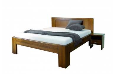 Manželská posteľ EDIT bez výplne 180x200, buk, FMP Lignum
