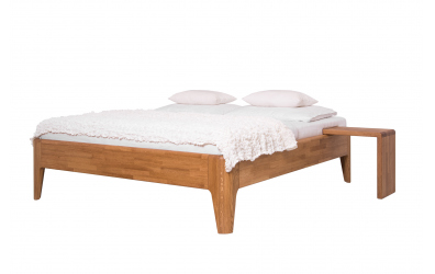 Manželská posteľ FANTAZIE bez čela 180 cm, dub cink