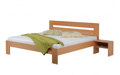 Manželská postel METAXA 180 cm buk cink