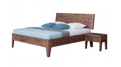 Manželská posteľ FANTAZIE, nastaviteľné čelo šikmé, 180 cm, dub cink